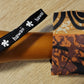 Brown tribal print Hawaiian umbrella