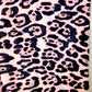 Pink animal print shawl