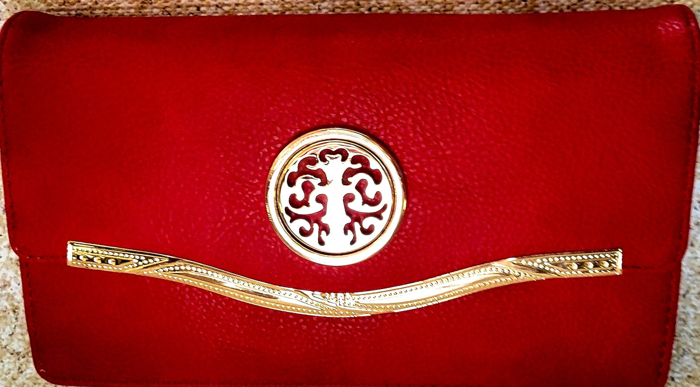 Red cutch wallet