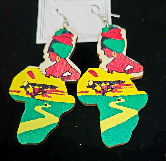 Afrocentric earring